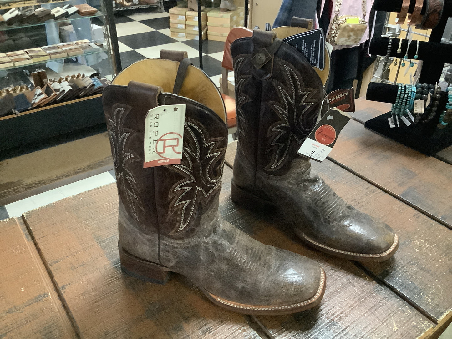 Roper Mens Boot sidewinder concealed carry.