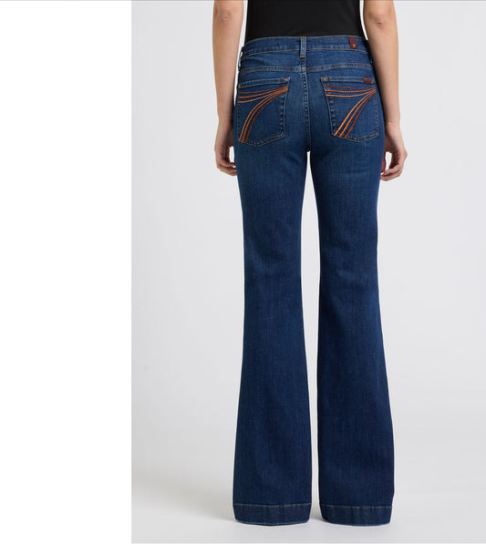 New Fall/Winter 2025 Jeans Women’s Sevens All Mankind Rebellion DOJO Long Exchange only on 7’s jeans 7U30744A