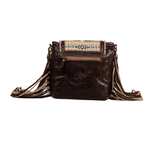 Purses Myra Bag Sun Serape Fringed Leather Hairon Bag S-7397