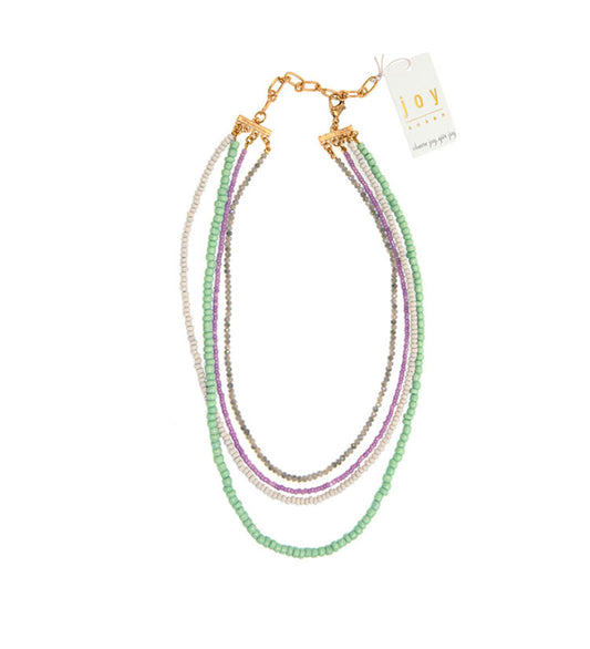 Accessories Joy Beaded Four Row Necklace