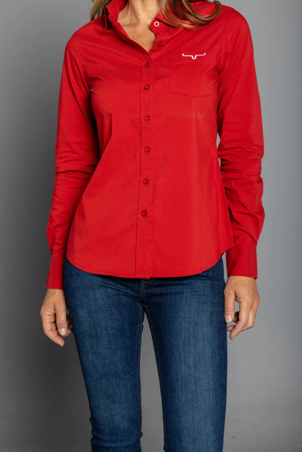 Shirts Women’s Kimes Team Shirt Long Top button up