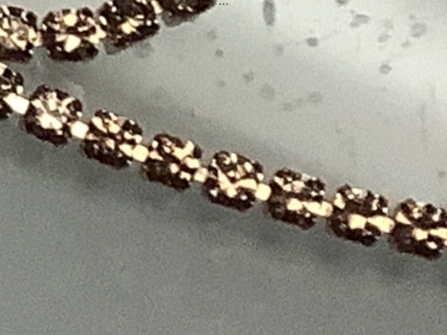 Jewelry Gold Crystal Tennis Necklace 338-279NG,NT