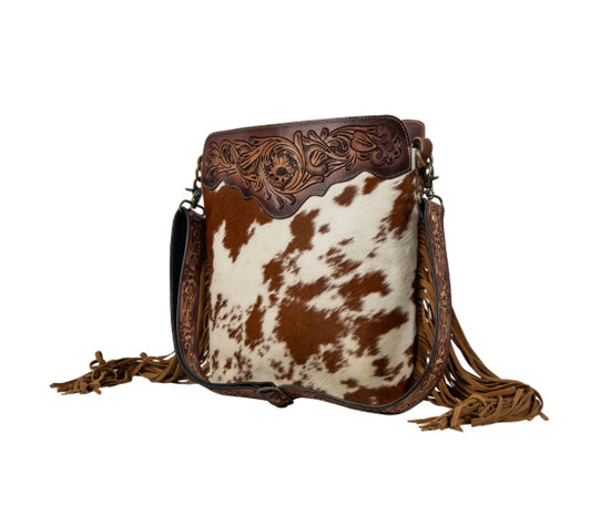 Purses Artesia Way Fringed Hand-Tooled Bag S-7323