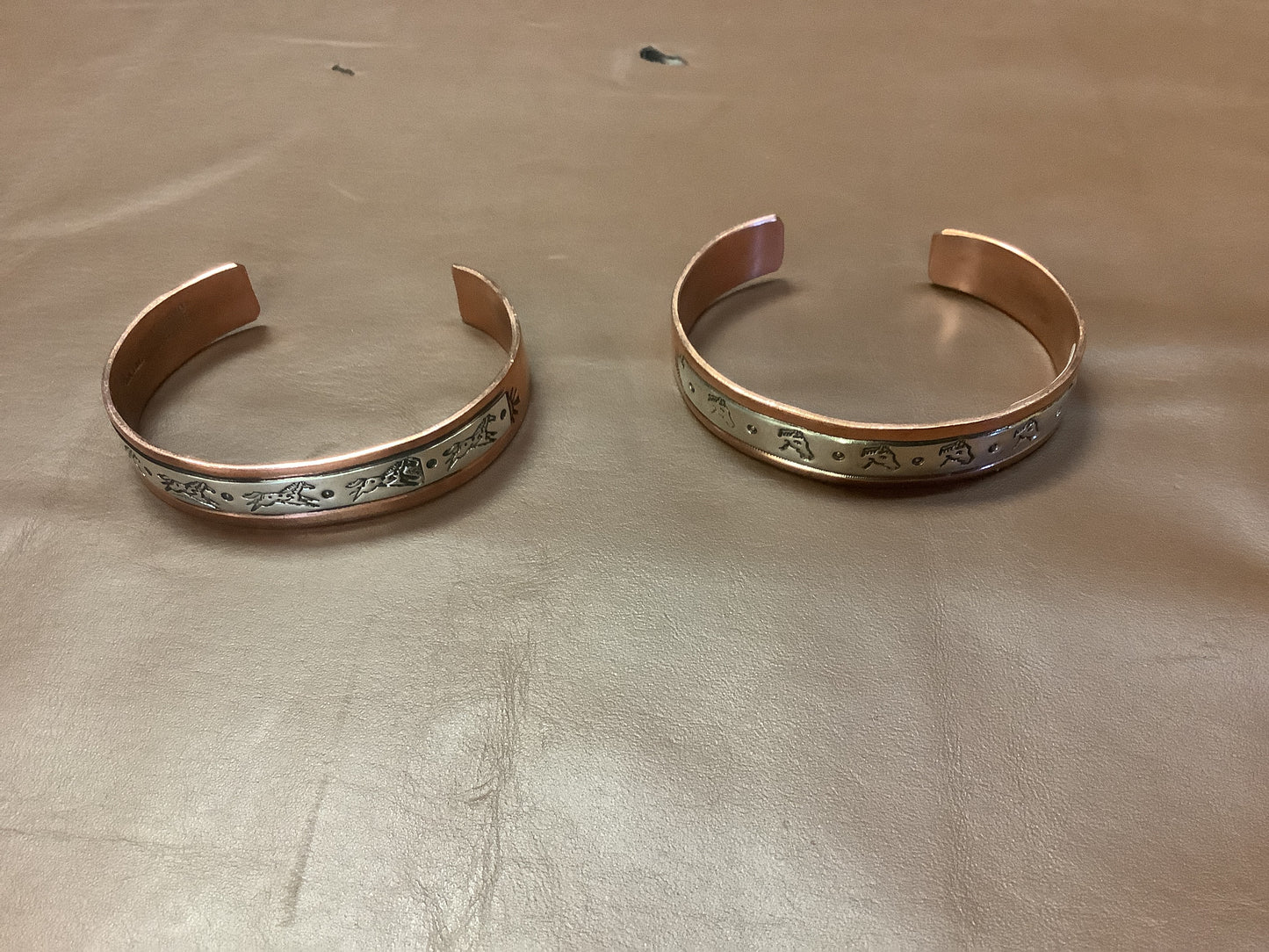 Jewelry Copper Bracelet Horse Pattern Coper Cuffs