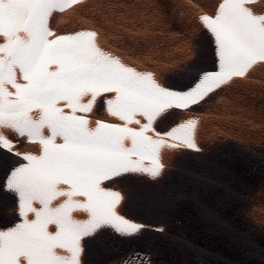 Beading Blankets Pillows Cowhide Print Throw Blanket NE640
