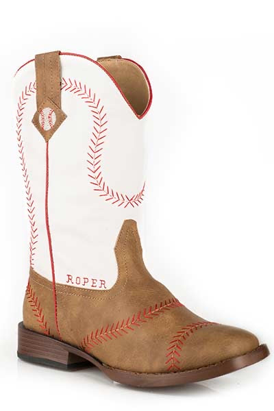 Boots Kids Roper Fashion Boot Baseball 09-018-1902-0083, 09-017-1902-0083, 09-016-1902-0083