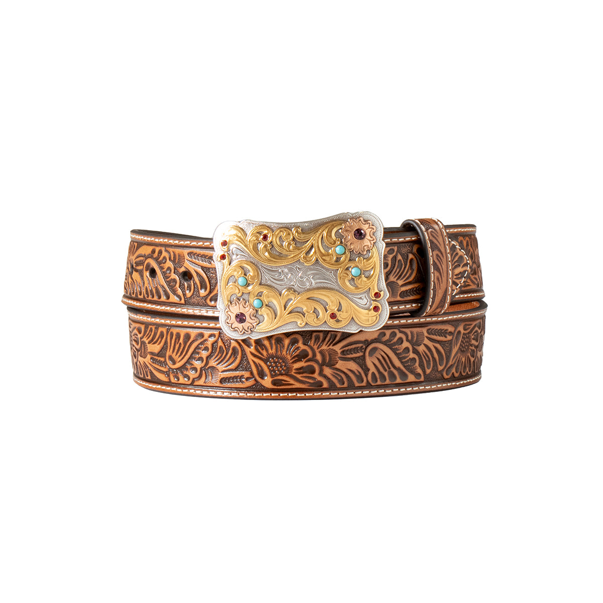 Belts Women’s Brown Tooled N320005648