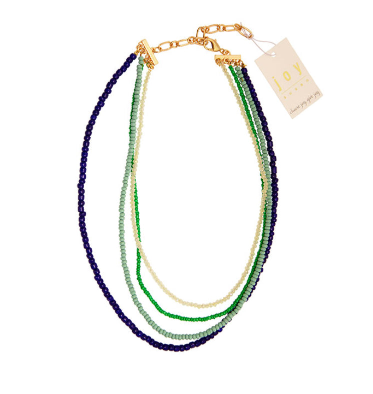 Accessories Joy Beaded Four Row Necklace