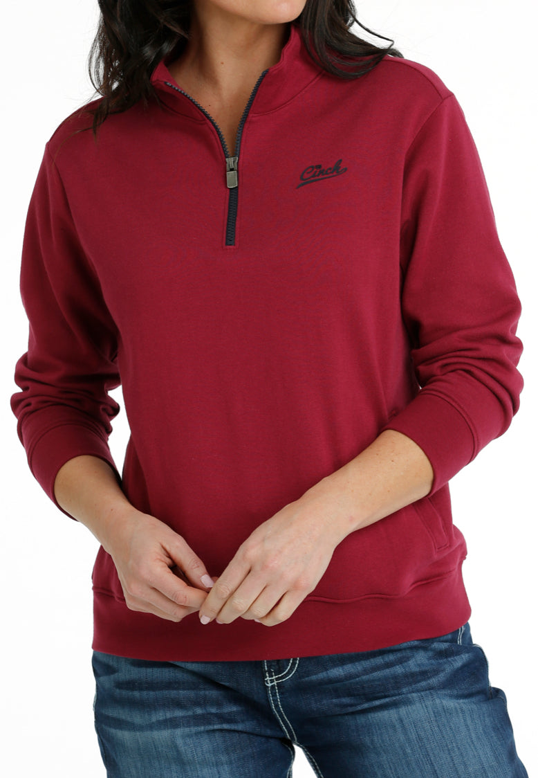 Outerwear Women’s Cinch 1/4 zip Sweater MAK7906001
