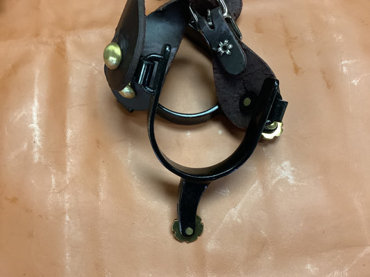 Kids Spurs With Leather Spur Strap