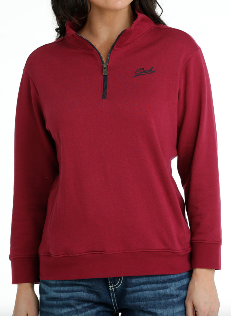 Outerwear Women’s Cinch 1/4 zip Sweater MAK7906001