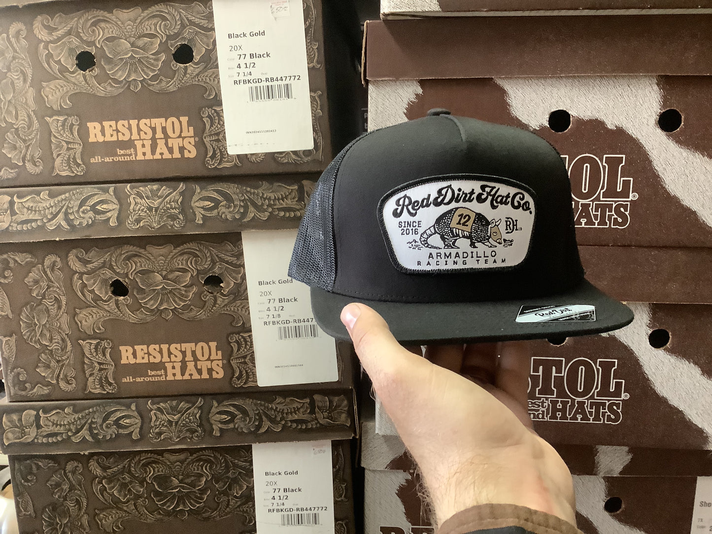 Ball Caps Red Dirt Does Armadillo RDHC-205