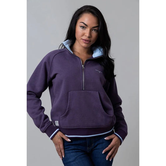 Outerwear Women’s Kimes Quarter Zip Malta Plum