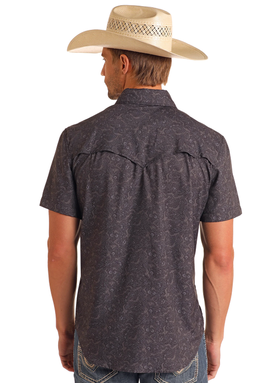 Shirts Men’s Rock&Roll Pearl Snap Paisley BMN3S05955