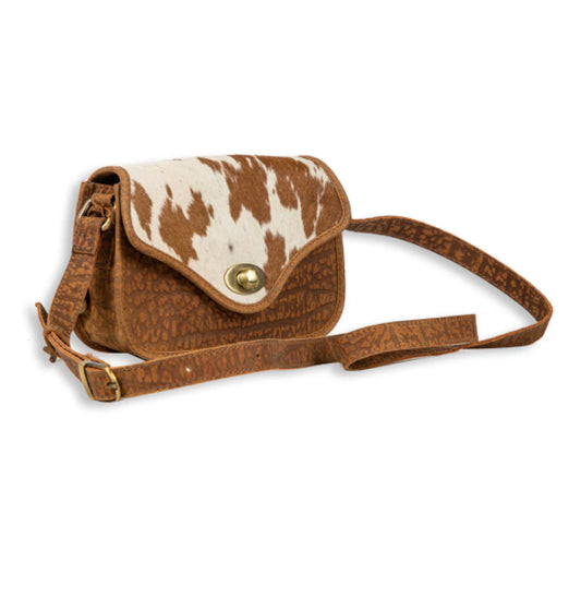 Purses Myra Bag Swift Rider Leather & Hairon Bag S-8077