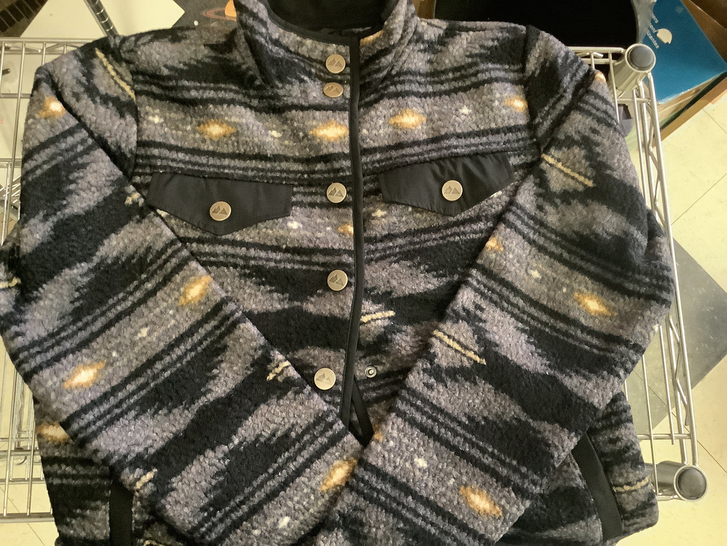 Outerwear Mens Powder River Aztec Berber Jacket DW92C04071