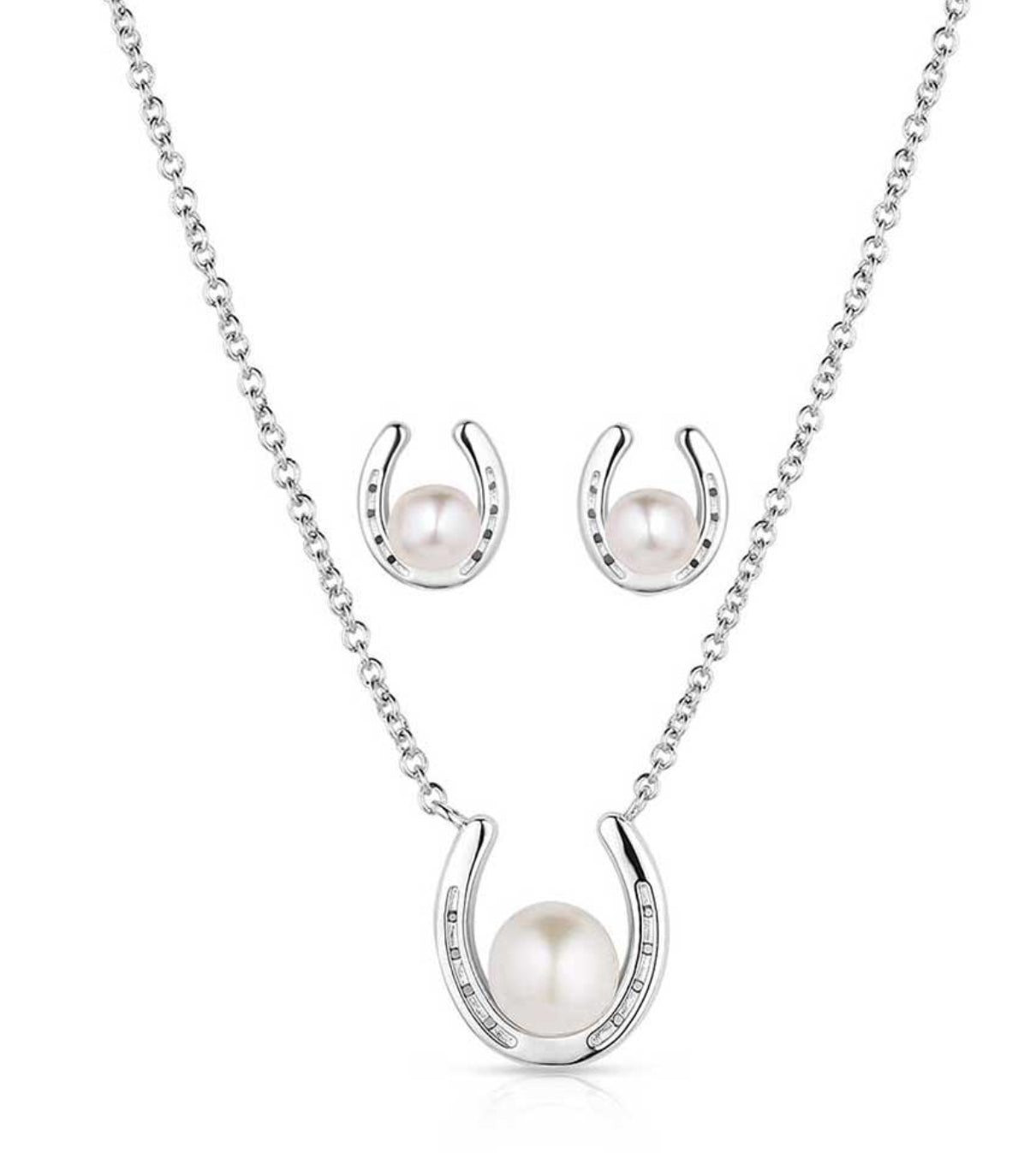 Jewelry Montana Silversmiths Delicate Embrace Pearl Set JS5847