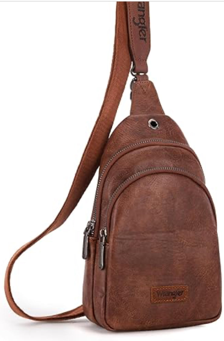 Purses Wrangler Sling Bag WG87-227DBR