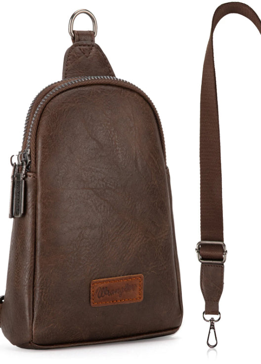 Purses Wrangler Chest Bag Coffee WG87-210CF