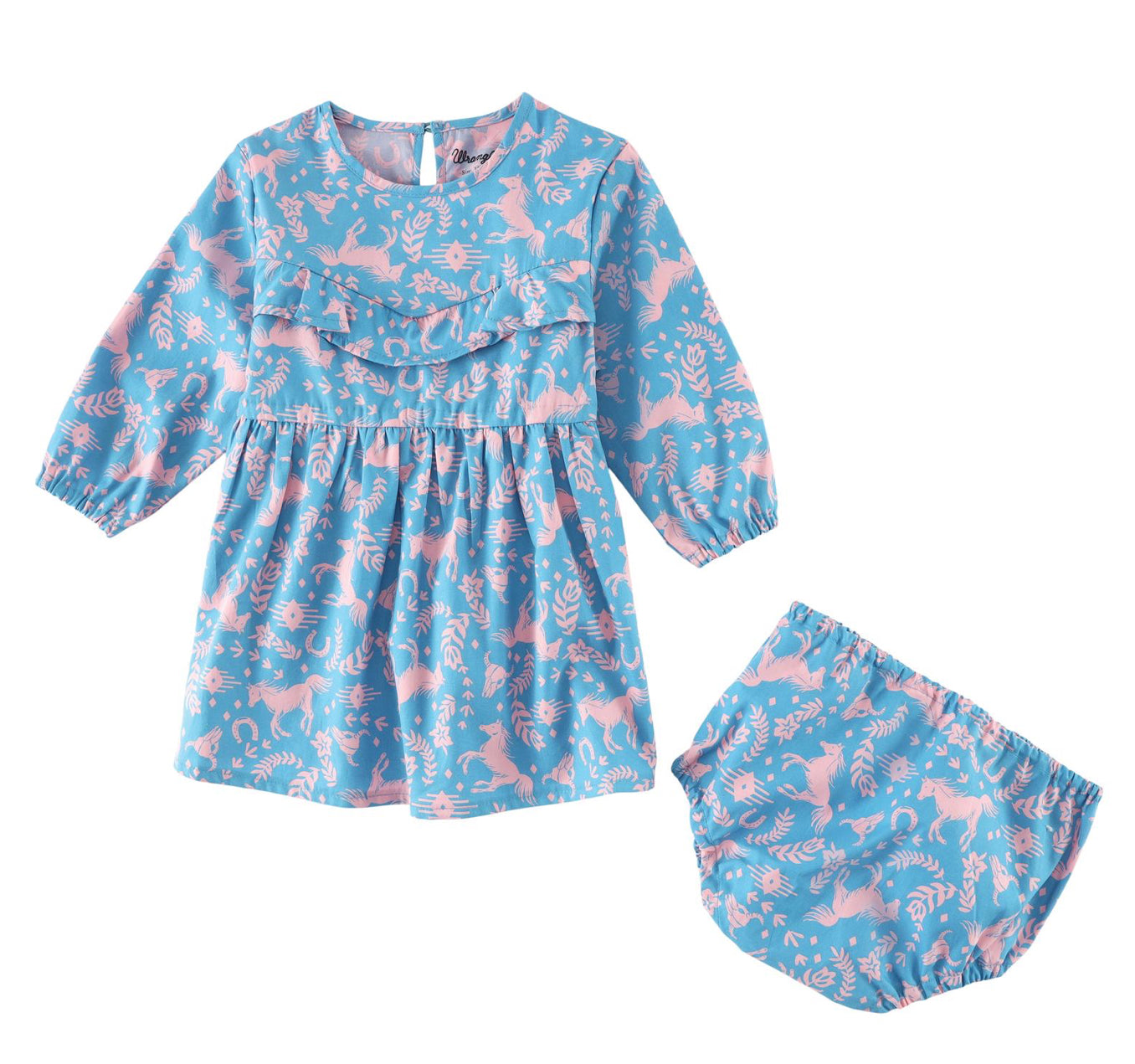 Girls Wrangler Long Sleeve Dress 112338566