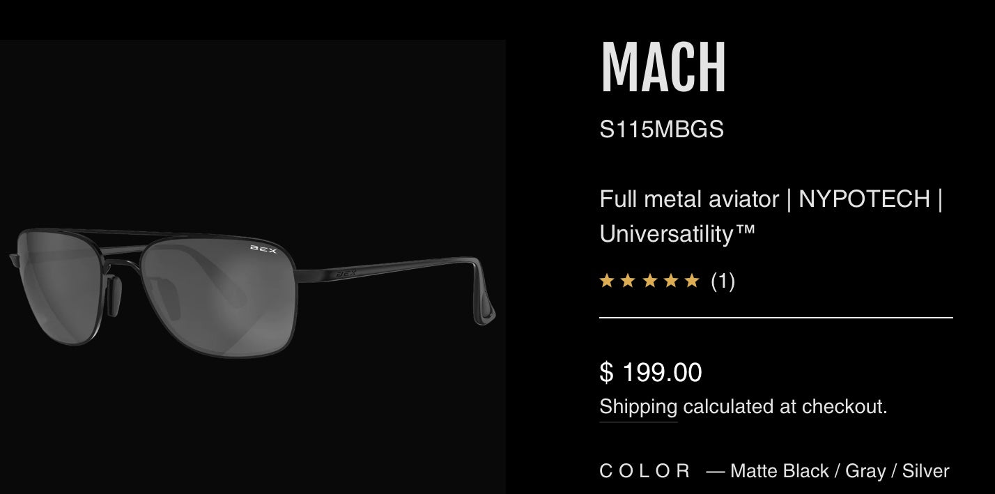 Sunglasses BEX Mach