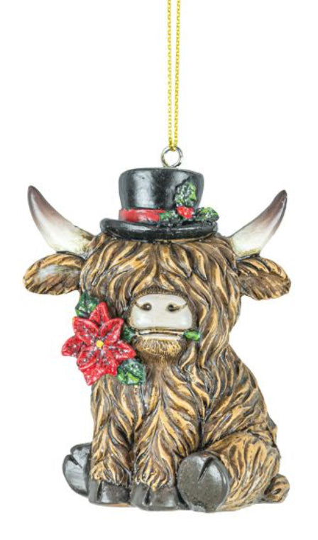Christmas Ornament Highland Cows 14435