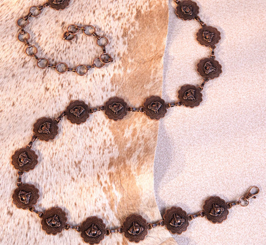 Belts Women’s Wrangler Horse Concho Silver Color WGB-1004SL-BZ