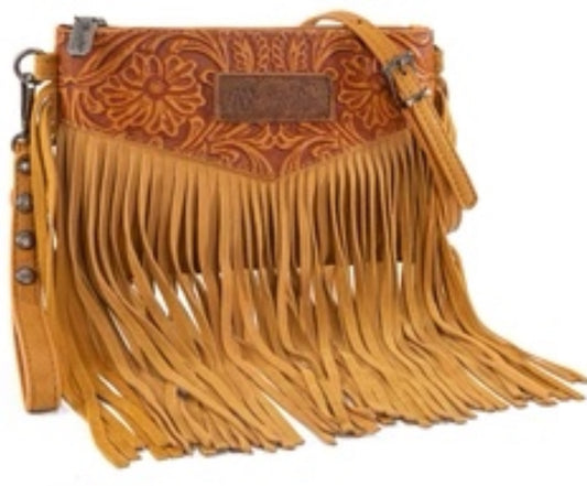 Purses Wrangler Tooled Fringe WG63-181YL