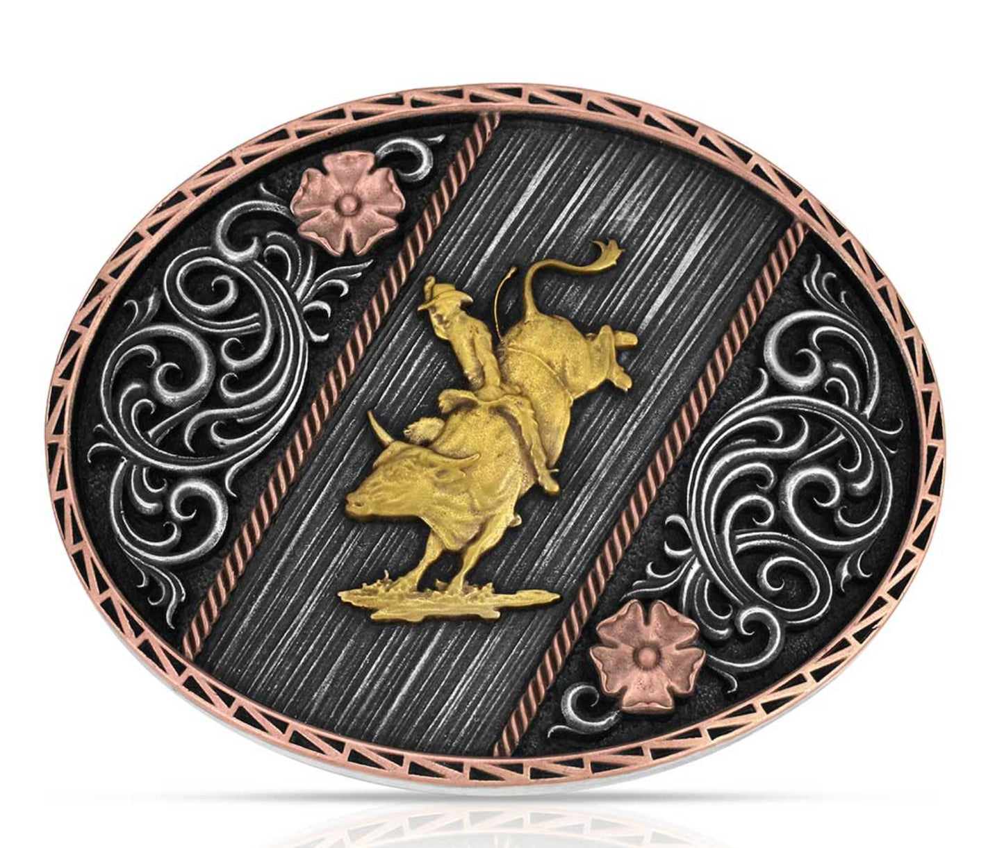 Belt Buckles Attitude Tri Circle Rodeo A1086P