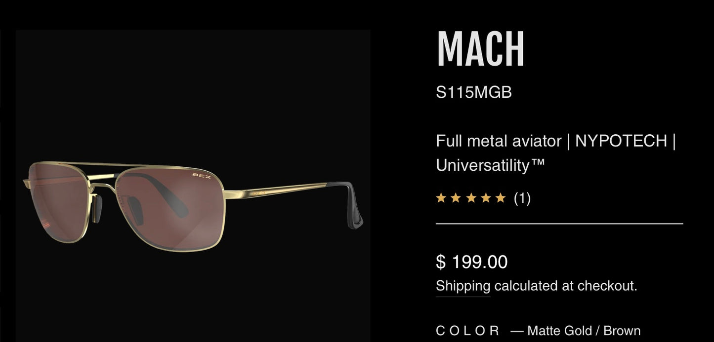 Sunglasses BEX Mach
