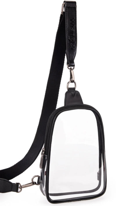 Purses Wrangler Clear Bag Black WG87-226