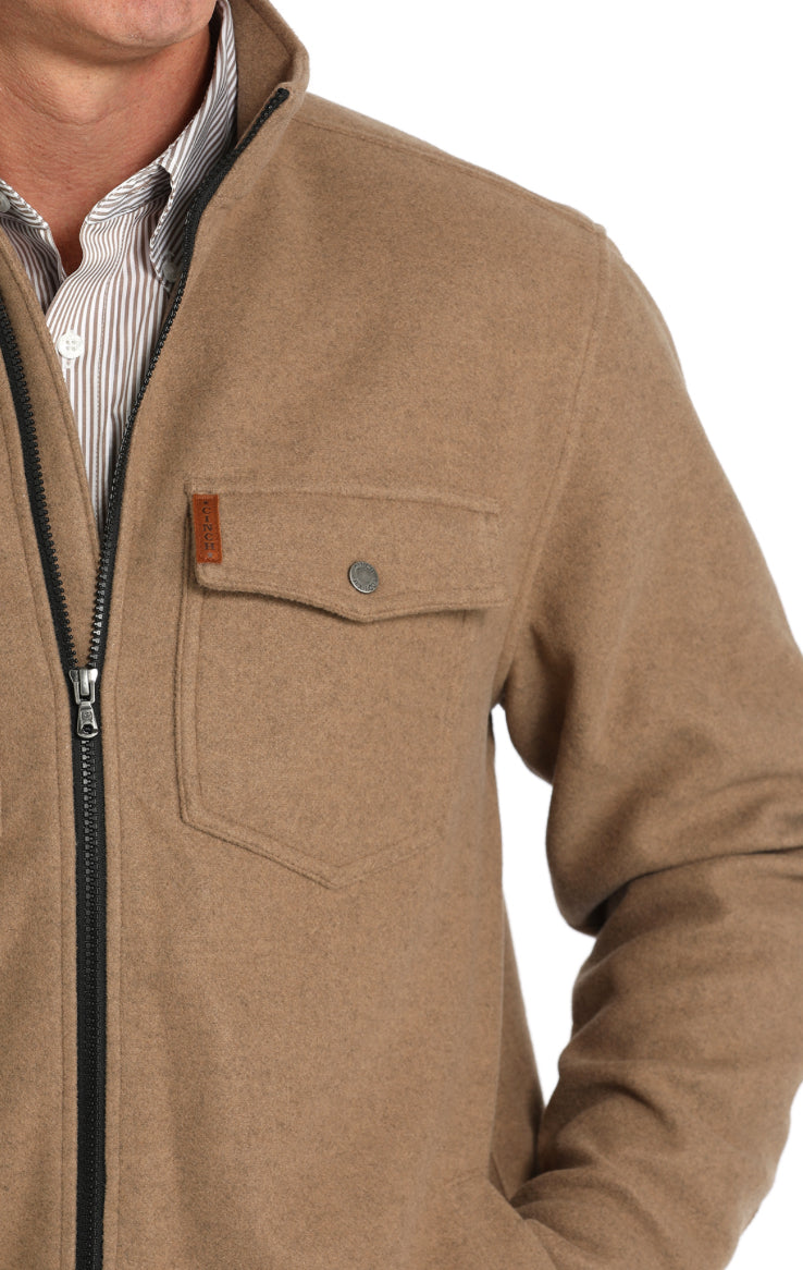 Outerwear Mens Cinch Shirt Jacket MWJ190002