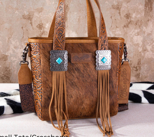 Purses Wrangler Hair On Vintage Floral WG66-2001 BR