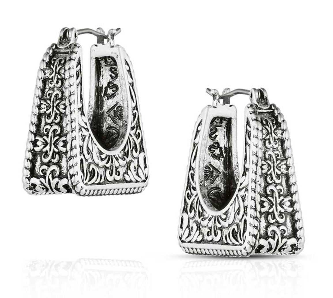 Jewelry Montana Silversmiths Earrings Saddle Up ER6369