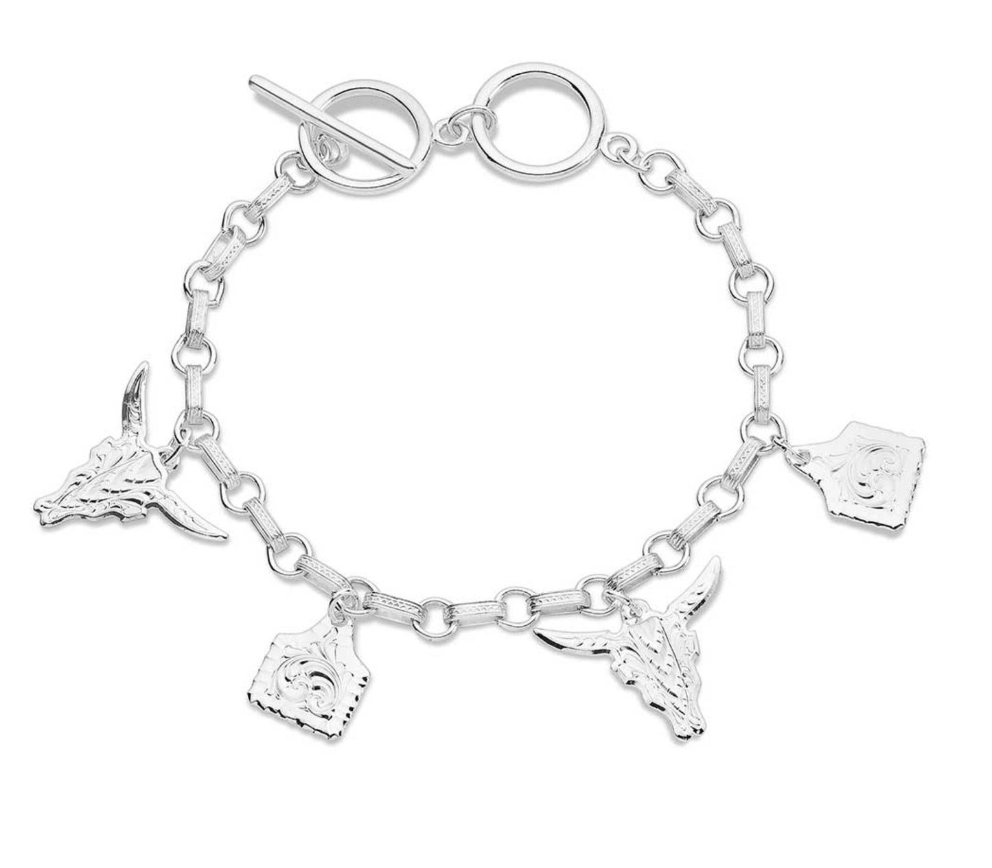 Jewelry Montana Silversmiths Country Charm Bracelet BC5835