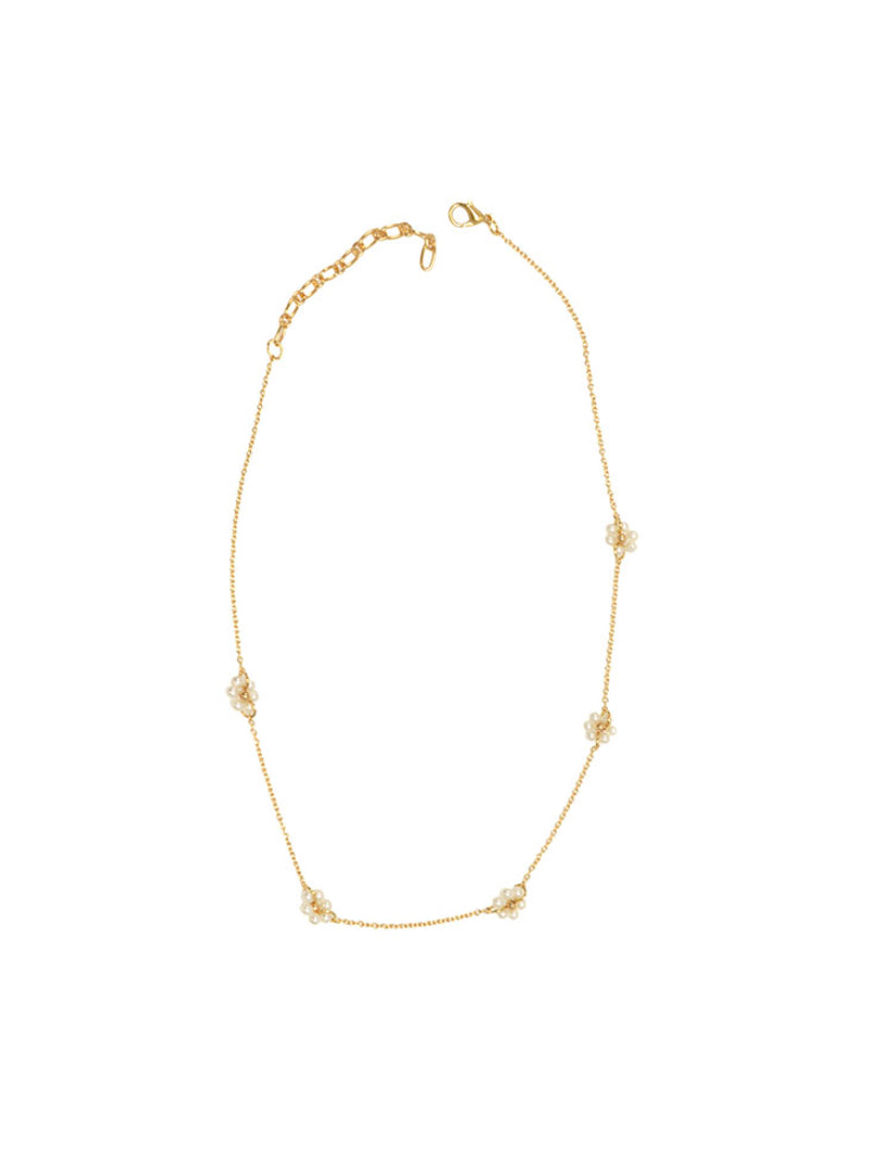 Accessories Joy Gold Pearl Daisy Necklace 338-247NG