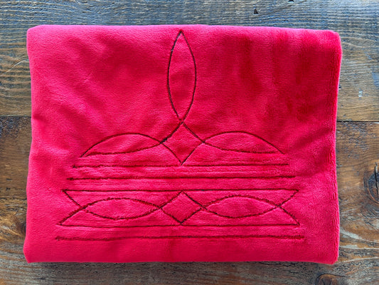 Accessories Bull By The Horns Baby Blanket Boot Pattern