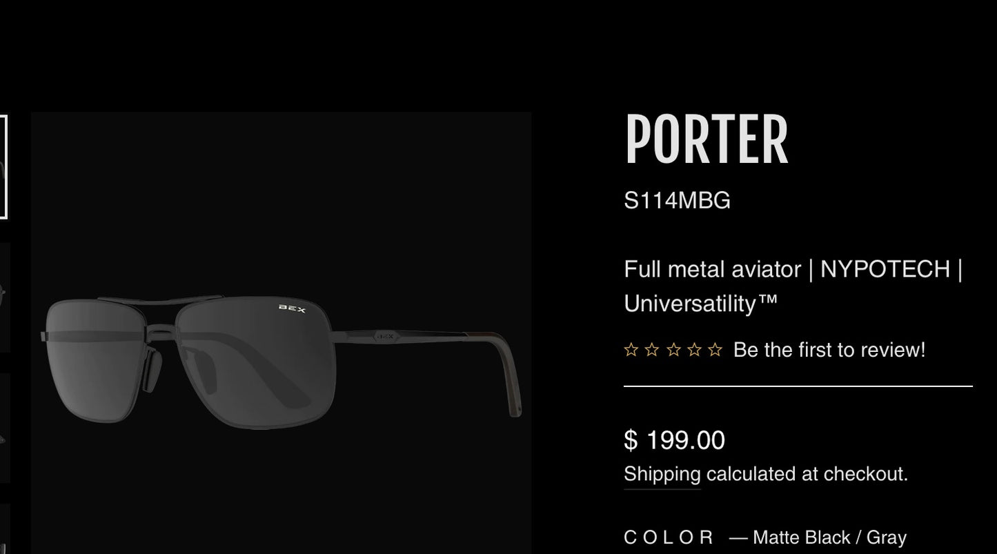 Sunglasses BEX Porter