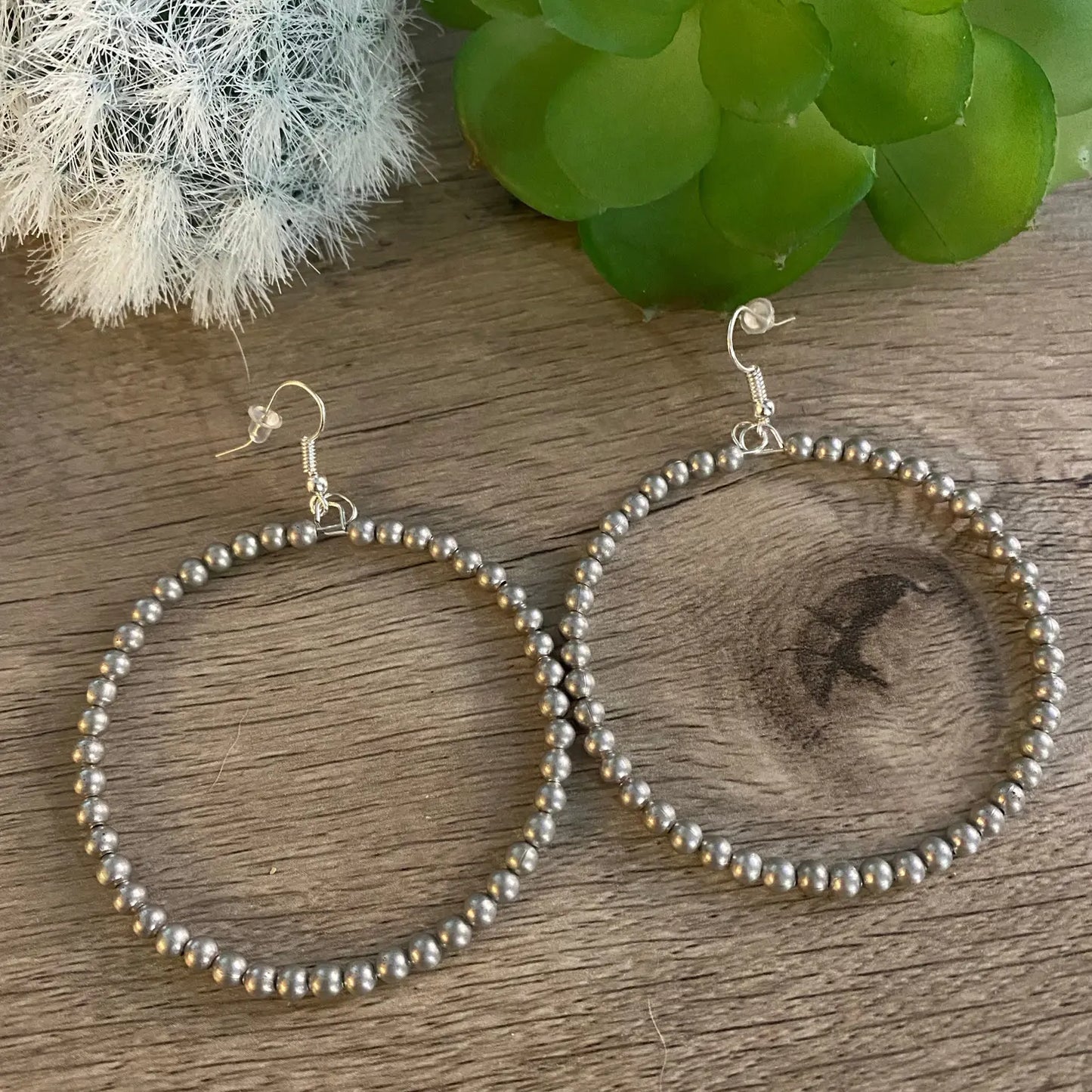 Jewelry Silver Plated Hoops Accessories EAR-HOO-137-SIL