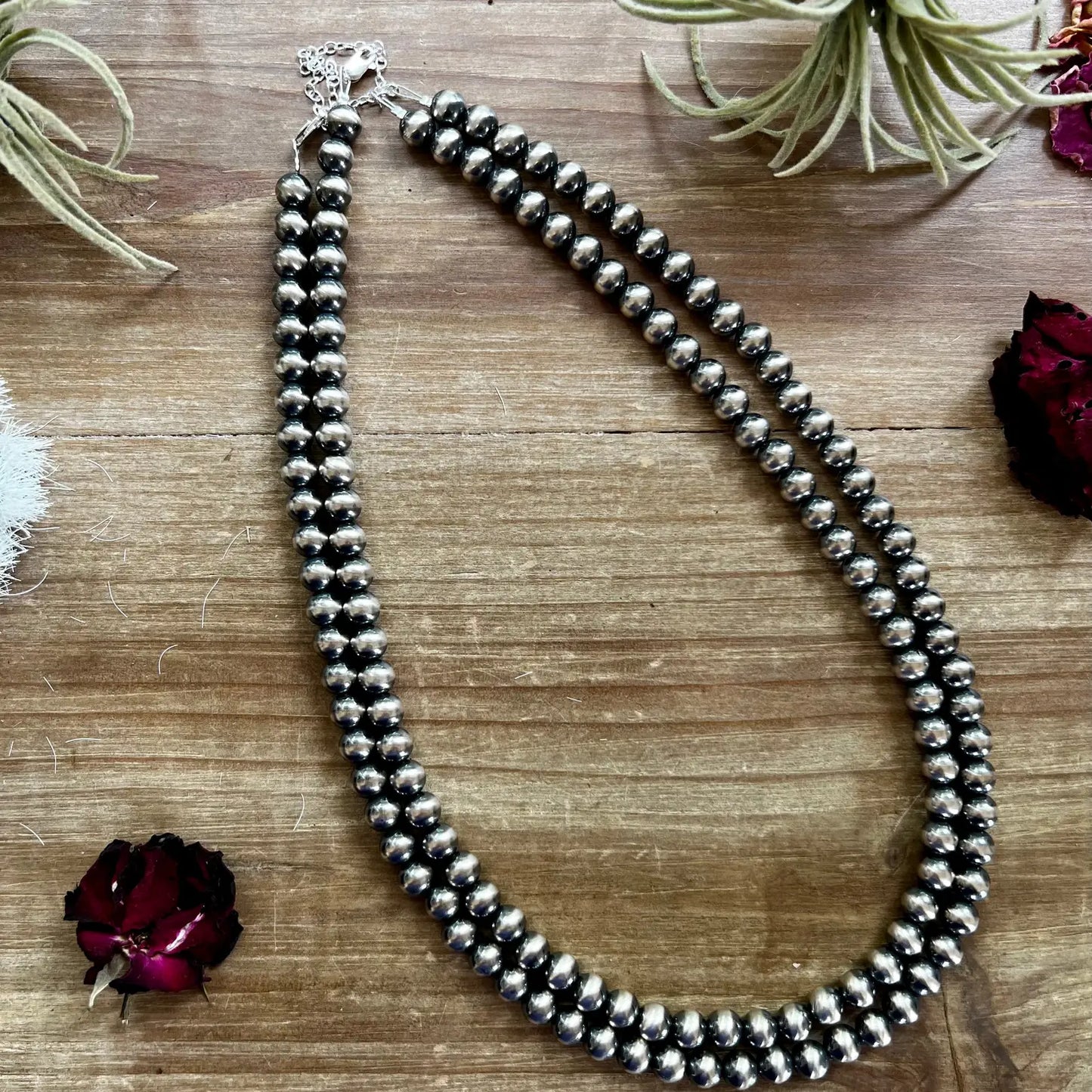 Jewelry 20 inch 8 mm Navajos Necklace NEC-NAV-194-8mm