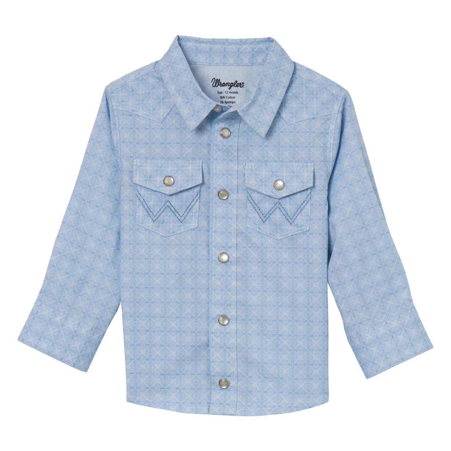 Shirts Kids Wrangler Blue Geo 112344685