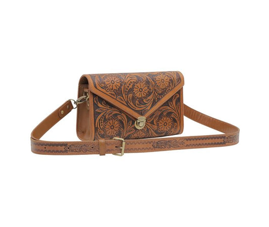 Purses Myra Bag GOLDFISH HAND-TOOLED BAG S-6614