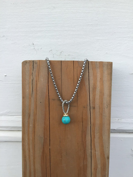 Jewelry MX 16” Turquoise Pendent Necklace JN5290