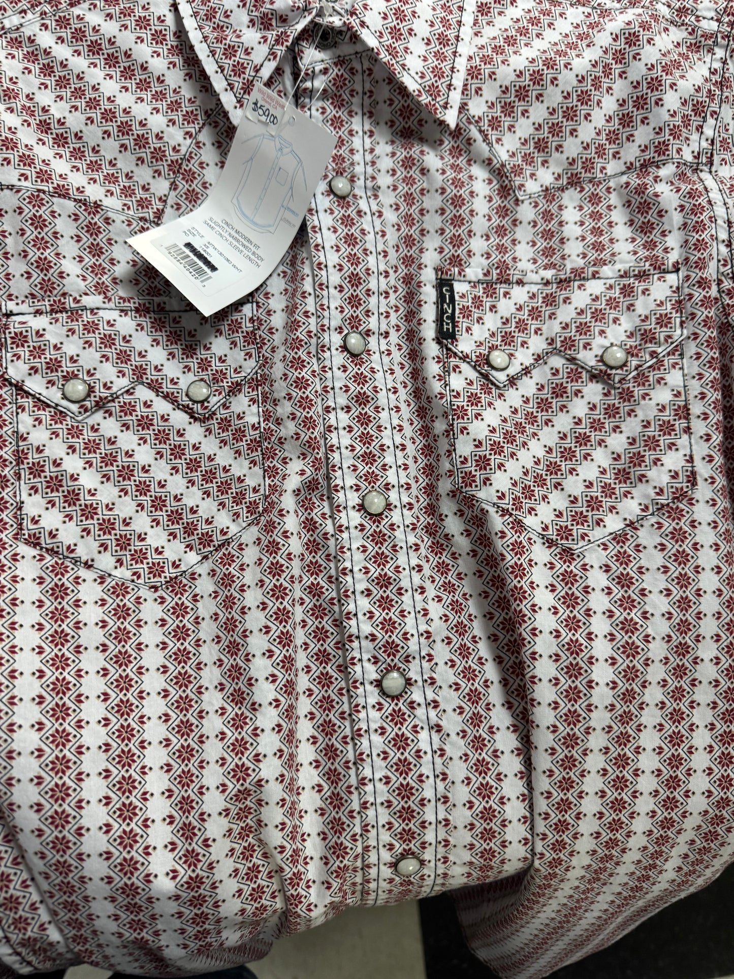Shirt Men’s Cinch Long Sleeve MTW130163