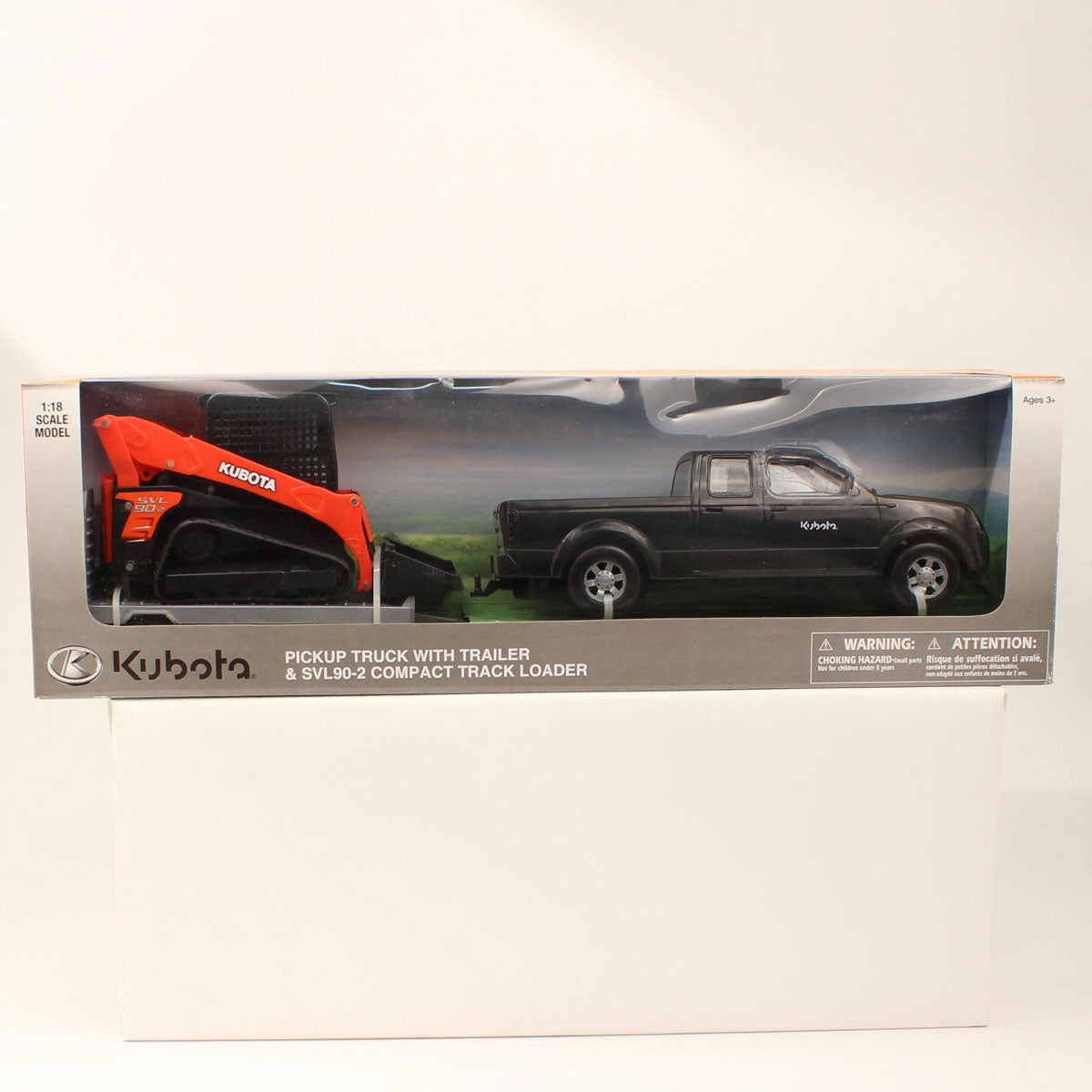 Toy Kubota Pickup Truck With Trailer And SVL90-2 Compact Track Loader 5100005