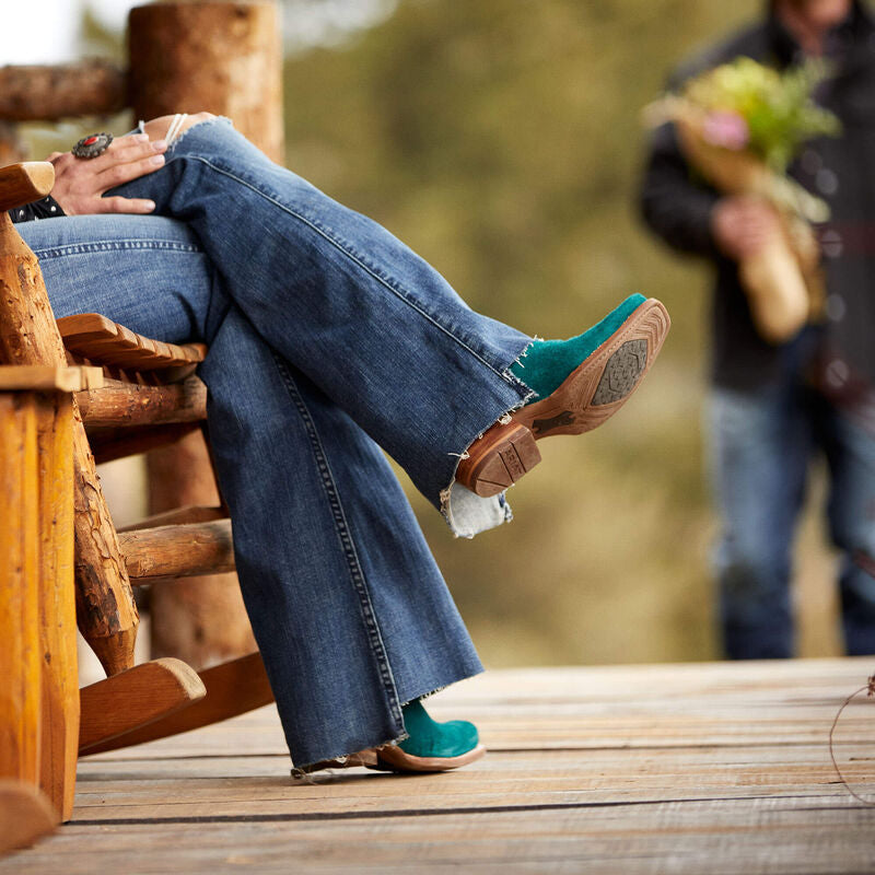 Boots Women’s Ariat Monroe Turquoises Blanco