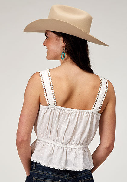 Shirt Women’s Roper Sleeveless Swiss Dot Tank 03-052-0565-2007