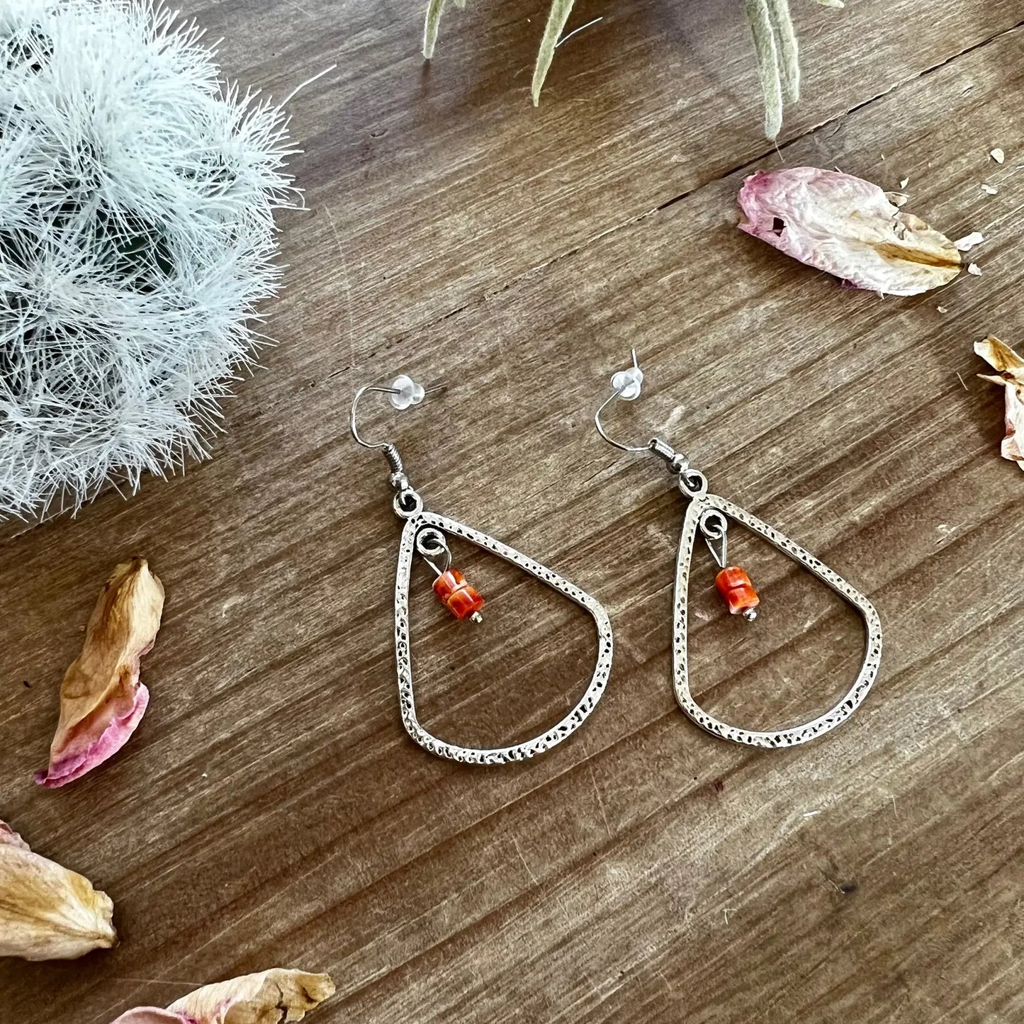 Jewelry Spiny oyster dangle earrings Accessories 045