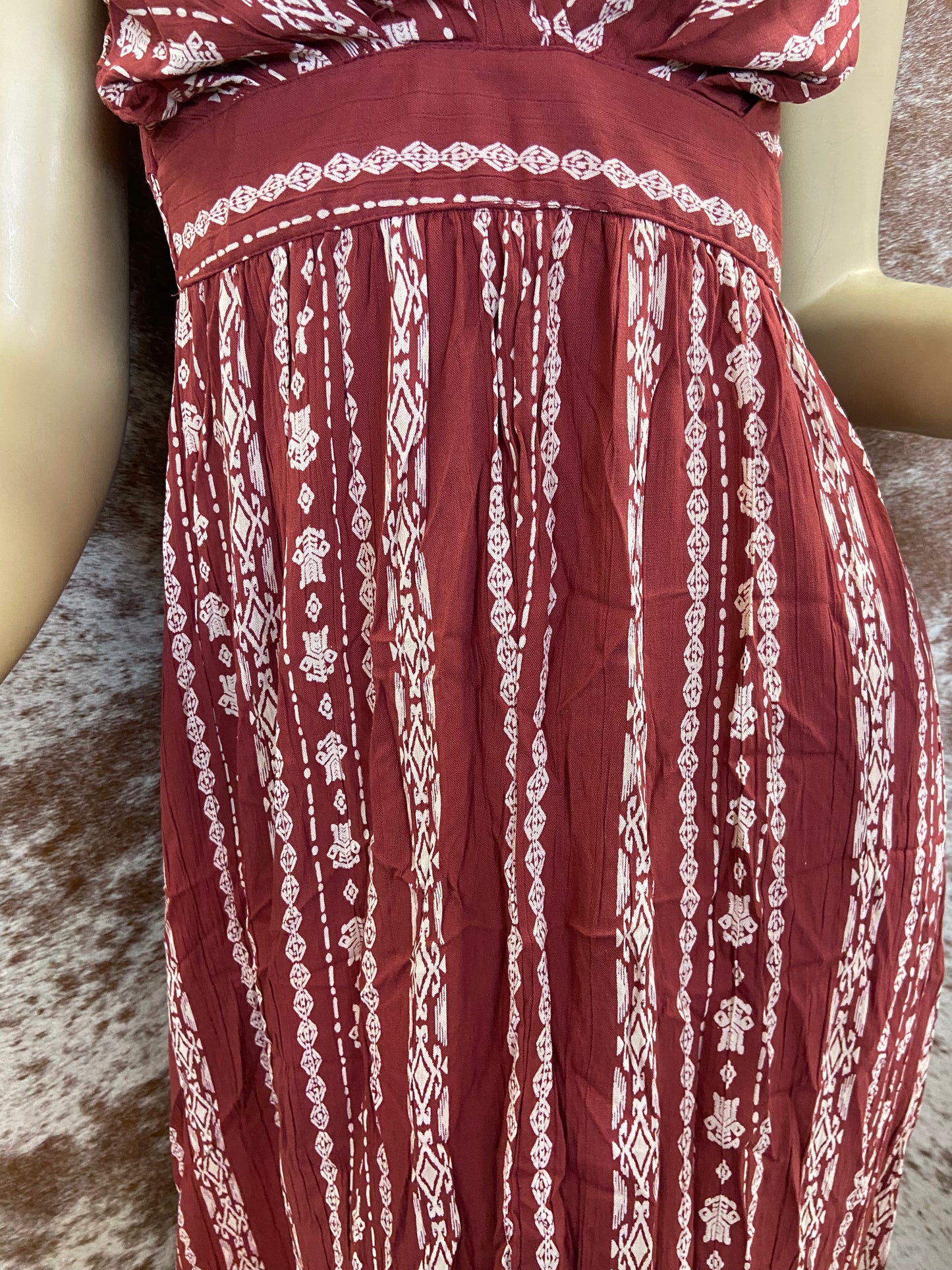 Dresses Women’s Aztec Printed Top Maxi Dress B4Y27-W710