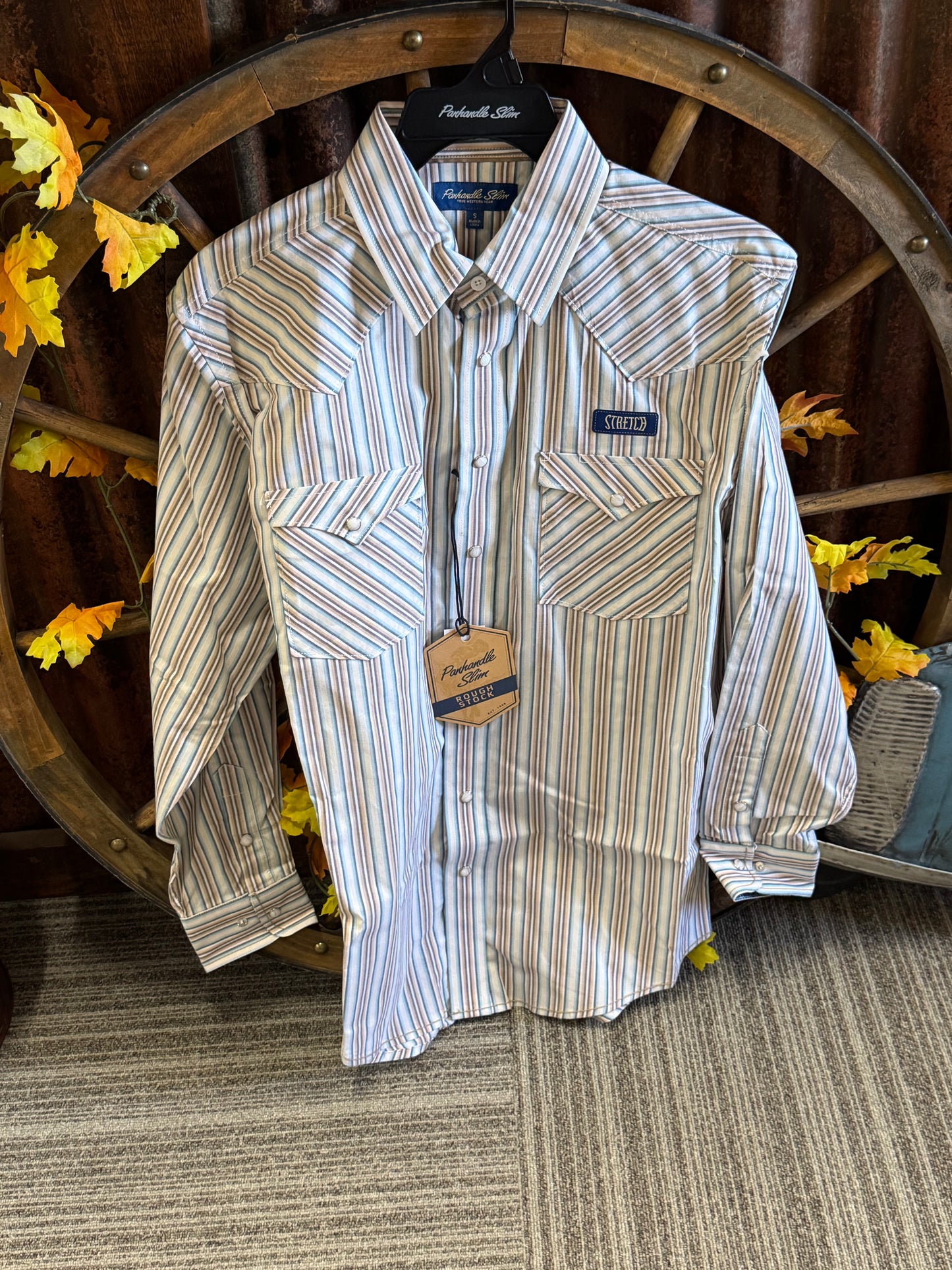 Shirts Men’s Panhandle Roughstock Long Skeeve Pearl Snap RMN2S09527